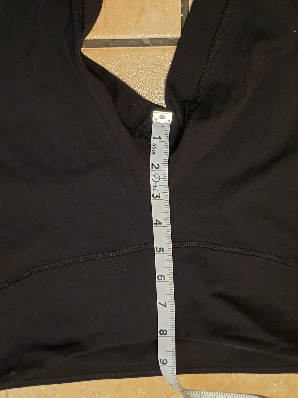 lululemon athletica Black Capri Leggings with High Waist
